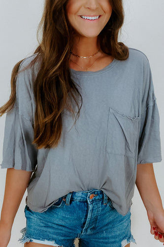 Short Sleeve Boxy Pocket Tee