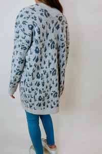 Oversized Leopard Cardi