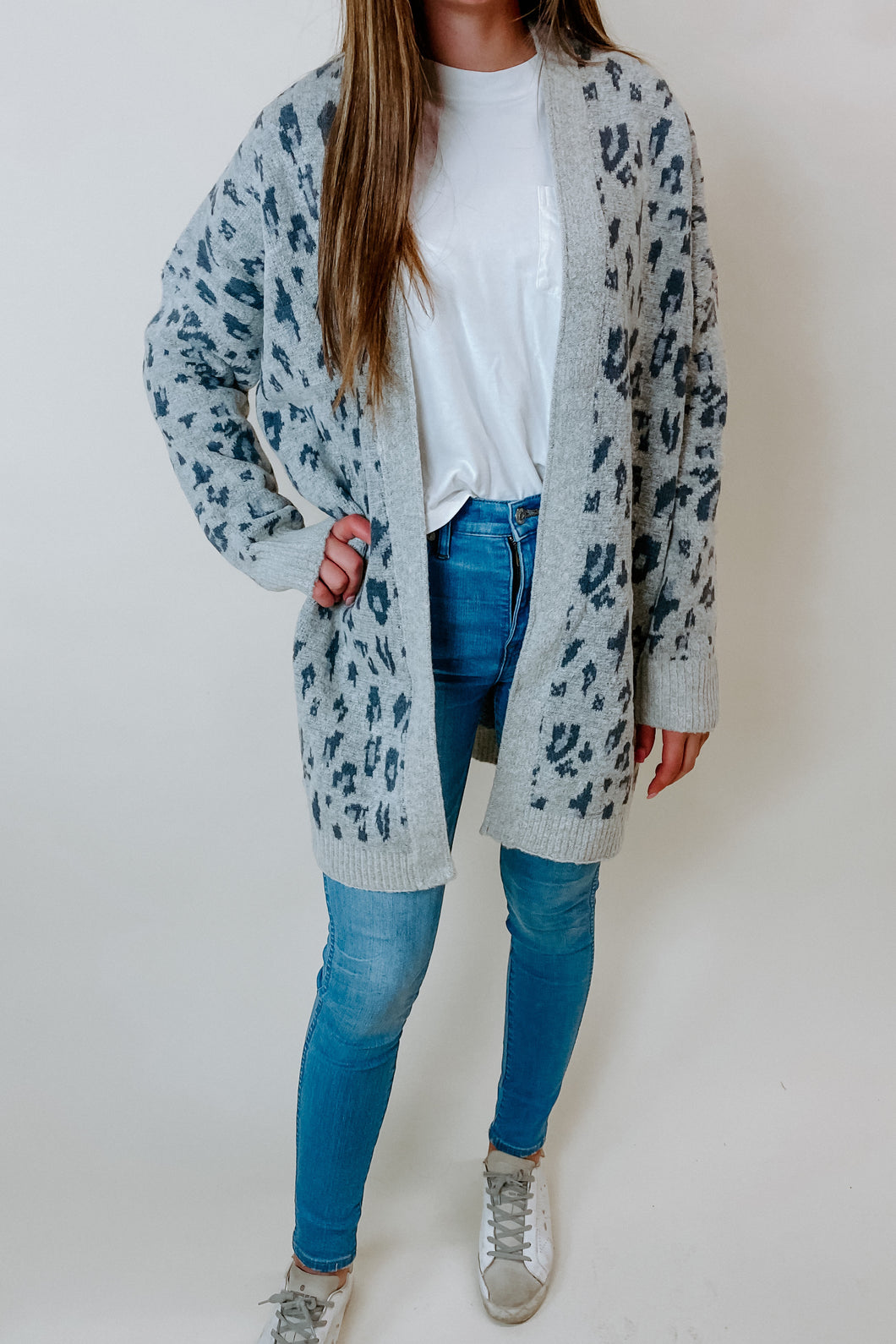 Oversized Leopard Cardi